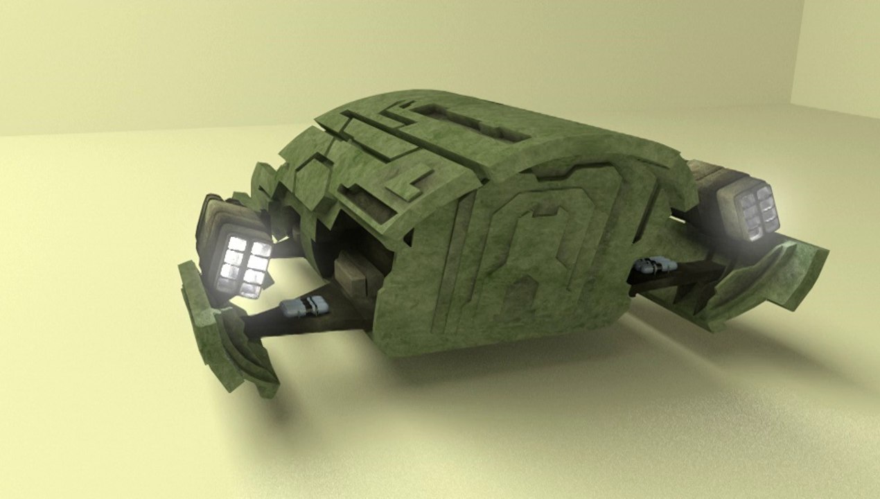 Blender - Puddlejumper (Stargate Atlantis)