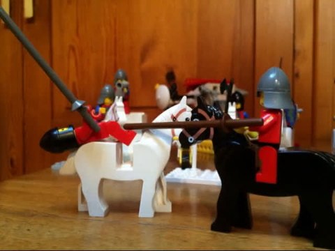 Notre 2eme film (légo) : Joute de chevaliers