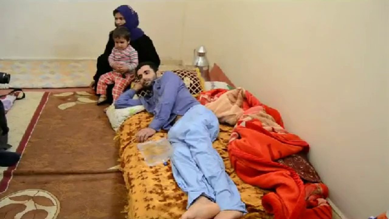 10 çocuk babası kaza sonucu fekaldı  yardım bekliyor