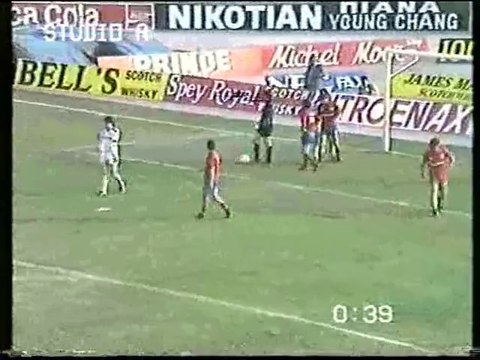Πανιώνιος-ΑΕΛ 2-0 Ημιτελικός 1988-89 Στιγμιότυπα