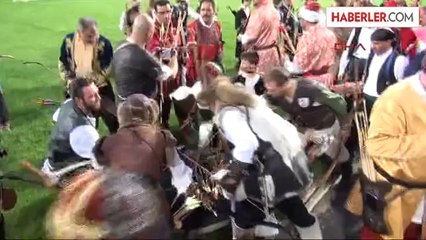 80 Metre Yükseklikte Gösteri Atışı Yaptılar