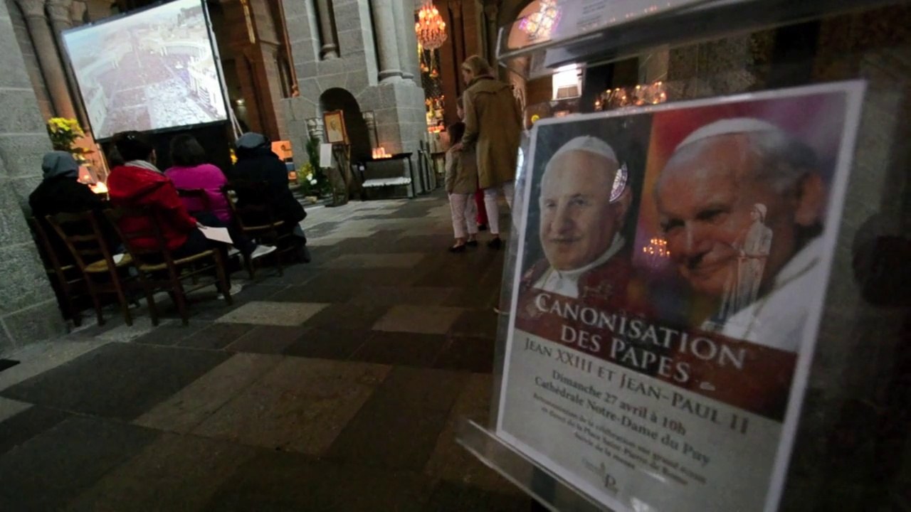 La canonisation de Jean XXIII et Jean-Paul II au Puy-en-Velay