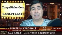 MLB Odds St Louis Cardinals vs. Pittsburgh Pirates Pick Prediction Preview 4-27-2014