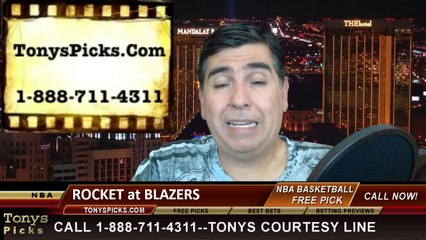 Download Video: NBA Game 4 Pick Prediction Portland Trailblazers vs. Houston Rockets Odds Playoff Preview 4-27-2014