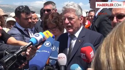 Almanya Cumhurbaşkanı Gauck, Suriyeliler'le Görüştü