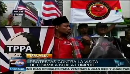 Malayos rechazan la visita de Barack Obama a su país