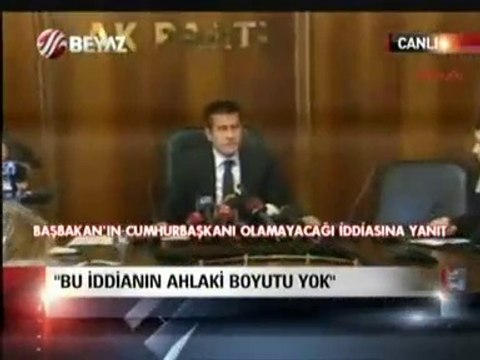 AKParti Grup Başkanvekili Nurettin Canikli Başbakanın Cumhurbaşkanı Olamayacağı İddiasına Yanıt Verdi