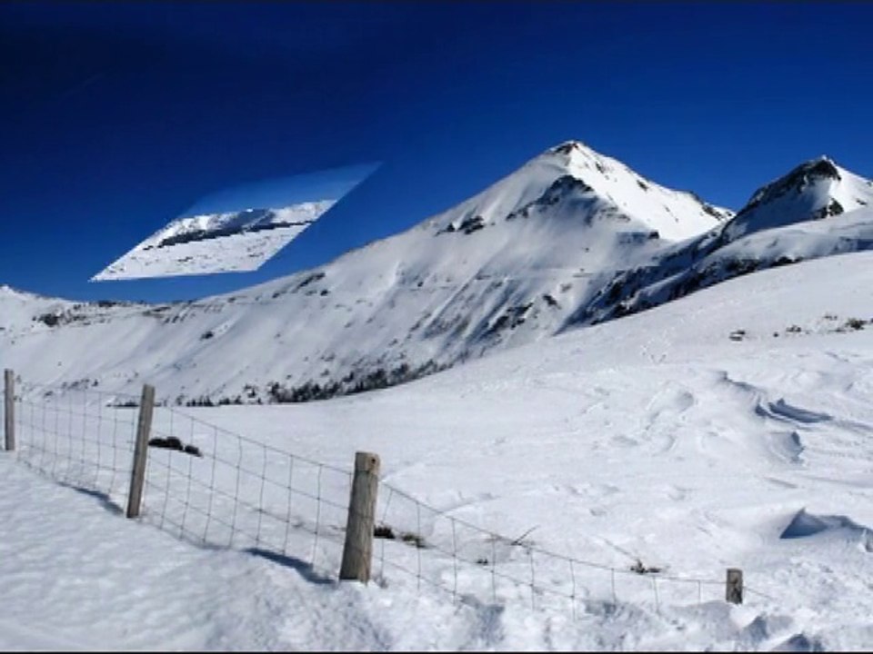 Cantal, randonnée en skis sur le massif, hiver 2013-2014
