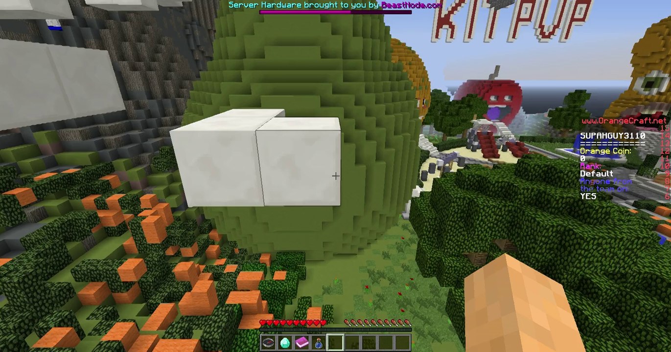 Beating the Parkour on OrangeCraft