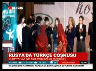 Rusya eleme 12.Türkçe Olimpiyatı Salon kızıl ordu