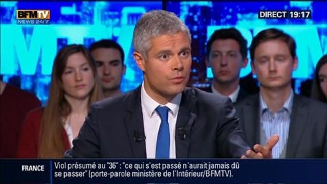 BFM Politique: L'interview de Laurent Wauquiez par Apolline de Malherbe - 27/04 4/6