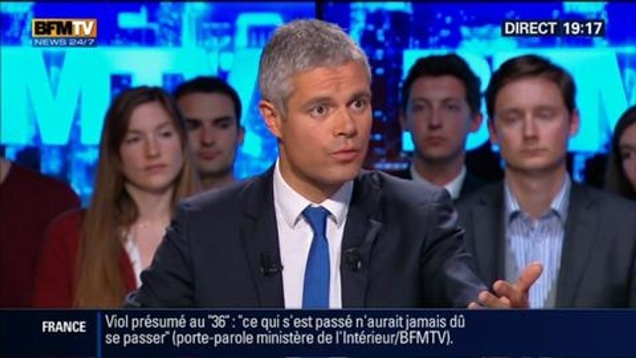 BFM Politique: L'interview de Laurent Wauquiez par Apolline de Malherbe - 27/04 4/6
