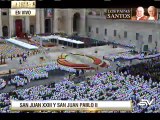 Canonizacion Santos Papas Juan Pablo II y Juan XXIII