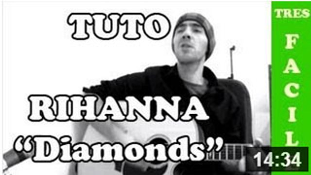 Rihanna - Diamonds - Tuto Guitare