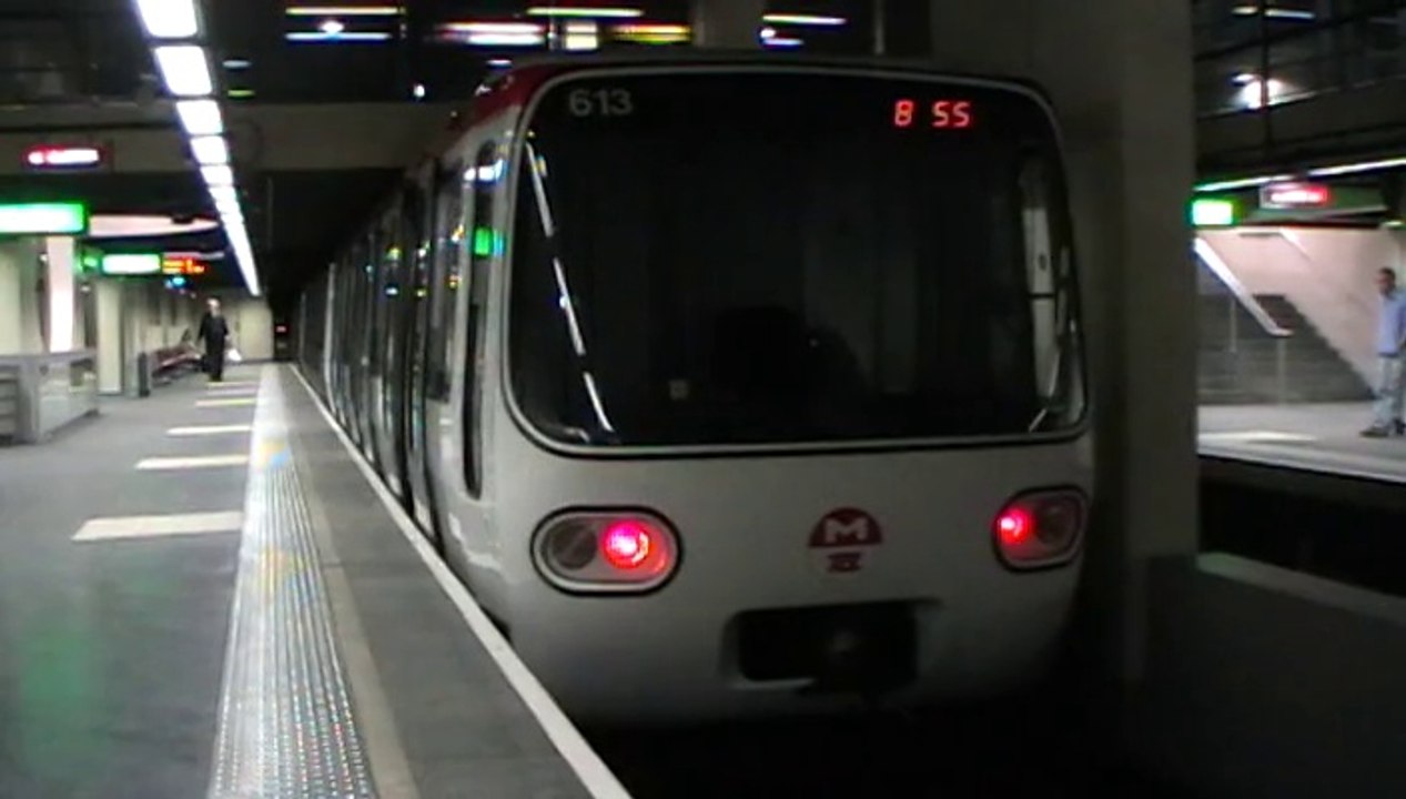 MPL75 : Départ de la station Brotteaux sur la ligne B du métro de Lyon