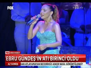 Ebru Gündeş'in atı birinci oldu