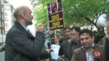 London Protest against murder attempt on Journalist Hamid Mir in Karachi