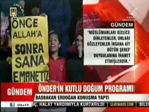 Başbakan Erdoğan İstanbul'da İmamhatip Liseleri Mezunları Ve Mensupları Derneği Tarafından Düzenlenen Kutlu Doğum Haftası Etkinliğinde Konuştu