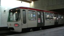 MPL75 : Manœuvre à la station Gare d'Oullins sur la ligne B du métro de Lyon