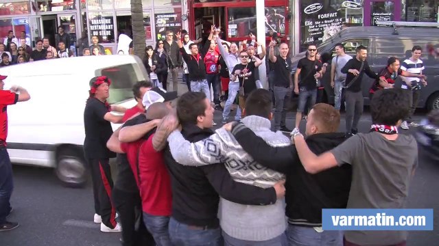 Le RCT en finale de H Cup: la joie des supporters à Toulon