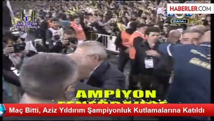 Sow, Şampiyonluk Sevincini Aziz Yıldırım'la Paylaştı