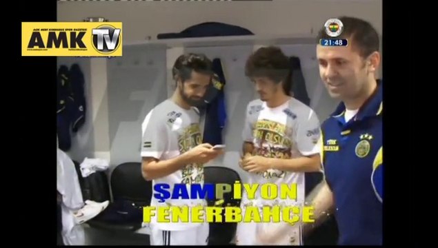 Şampiyonluğu soyunma odasında böyle kutladılar