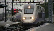 Gare de Lyon Perrache : Arrivée d'une rame TGV Duplex en provenance de Paris Gare de Lyon