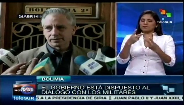 Militares bolivianos serán escuchados a través de cadena de mando