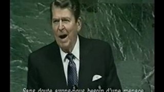 Le clin d’oeil de Reagan.