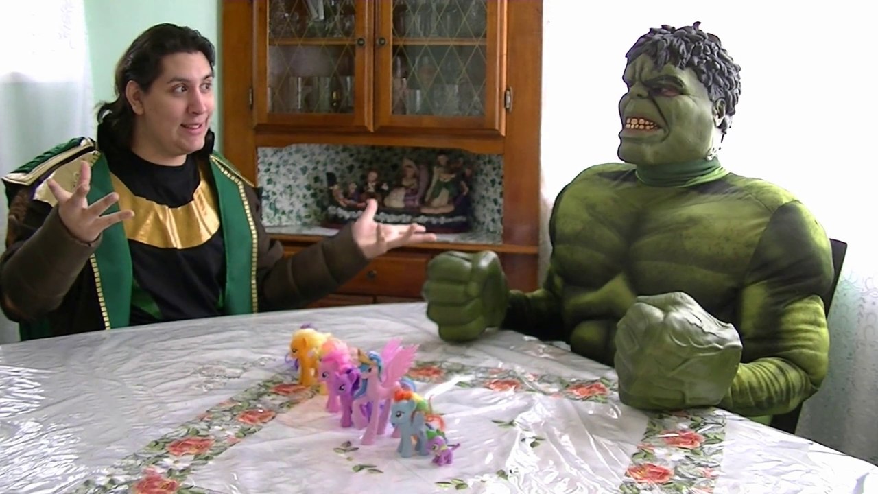 The Incredible Hulk & Loki Love My Little Pony