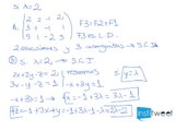 Clasifica el sistema según parámetro y resuelvelo. Selectividad matemáticas