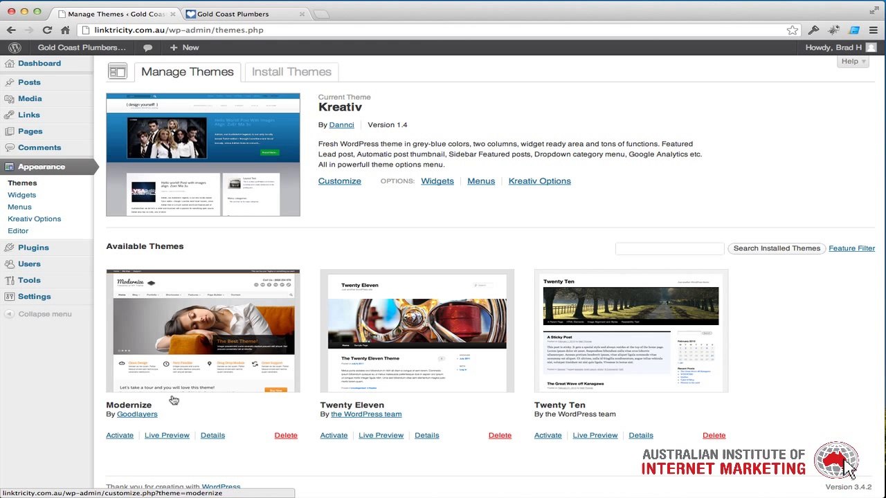 How to Install a Theme in Wordpress - Wordpress Help Videos