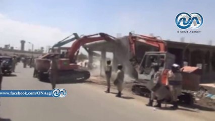 أمن القليوبية يُزيل 9 أفدنة مقامة عليها أبراج سكنية مخالفة