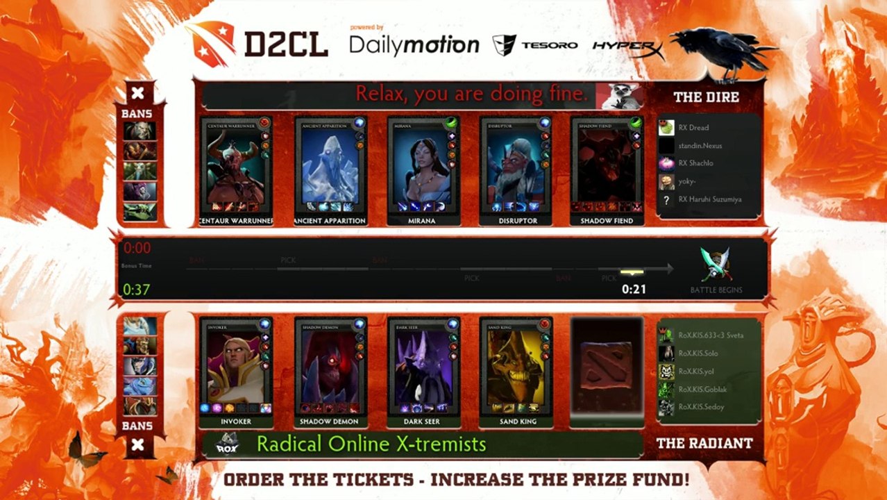 D2CL S3 Next.kz vs Empire (Russian stream)