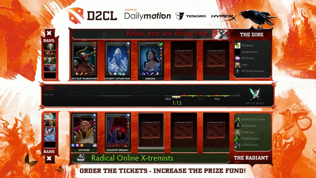 D2CL S3 Next.kz vs Empire (Russian stream)