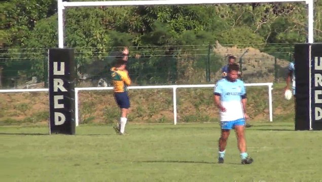 1er essai du match contre l'URCD de Nisié