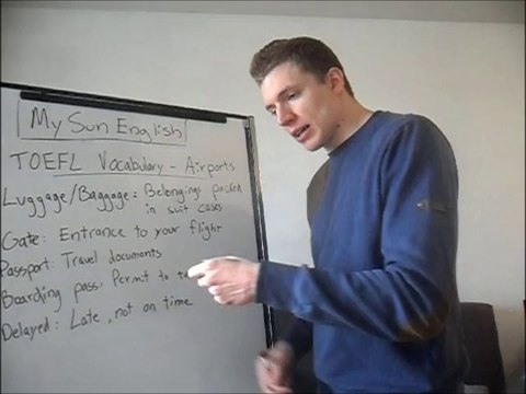 TOEFL & IELTS - Vocabulary - Airports
