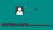 Windows 8 Password Forgot without Reset Disk