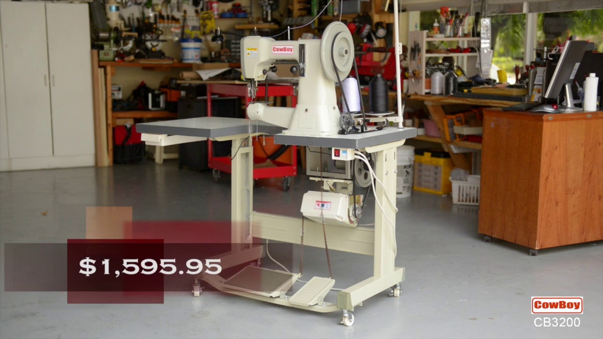 Maquina de coser para guarnicionería,marroquinería,talabartería - Vídeo  Dailymotion