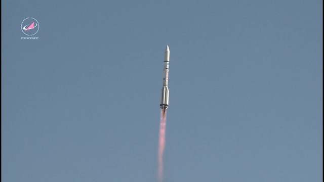 Launch of Russian Proton-M Rocket with Luch-5V & KazSat-3