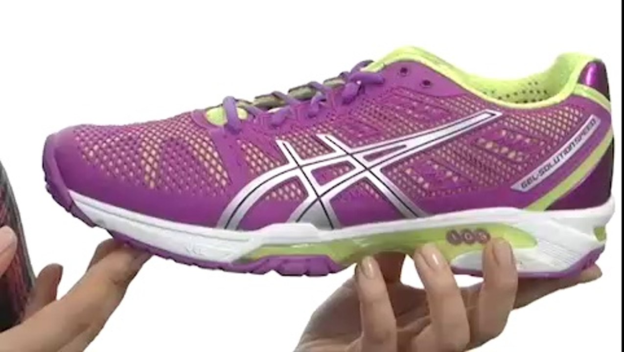 Asics gel solution speed 2 grape silver sharp green