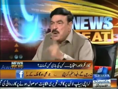 Nawaz Sharif Hakumat Tum Per Aur Tumhari Policies Per Laa'nat Hay - Sheikh Rasheed