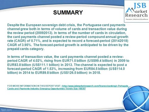 Portugal's Cards and Payments Industry- Emerging Opportunities, Trends, Size, Drivers, Strategies, Products and Competitive Landscape