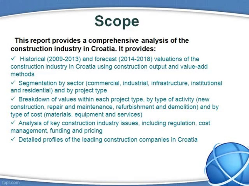 Construction in Croatia - Key Trends and Opportunities to 2018