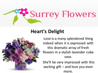 Surrey Flowers Shop in Canada