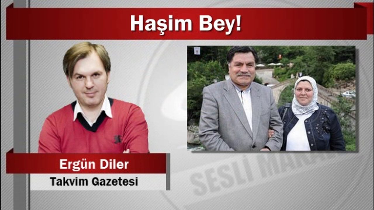 Ergün Diler : Haşim Bey!