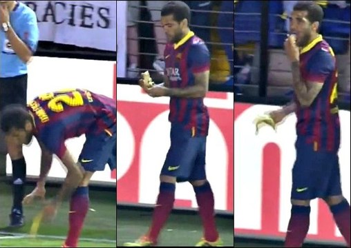 La réponse de Dani Alves au racisme par les actes