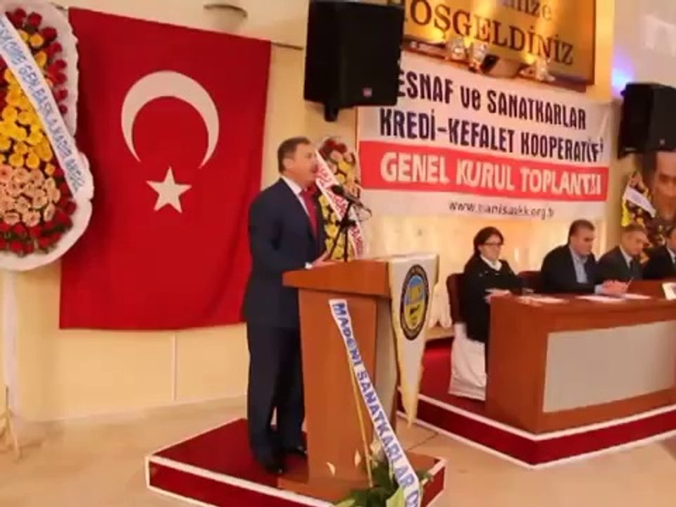 MANİSA ESNAF VE SANATKARLAR KREDİ VE KEFALET KOOPERATİFİ GENEL KURUL KONUŞMASI - 20.01.2014