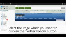 How to Add Twitter Follow Button in Kentico 8