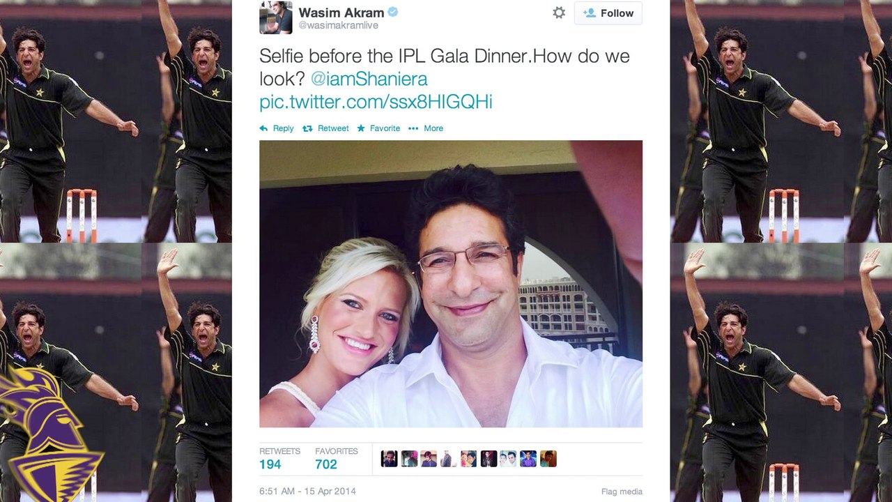 KKR TWEETS OF THE WEEK #1 FEATURING WASIM AKRAM and MORNE MORKEL